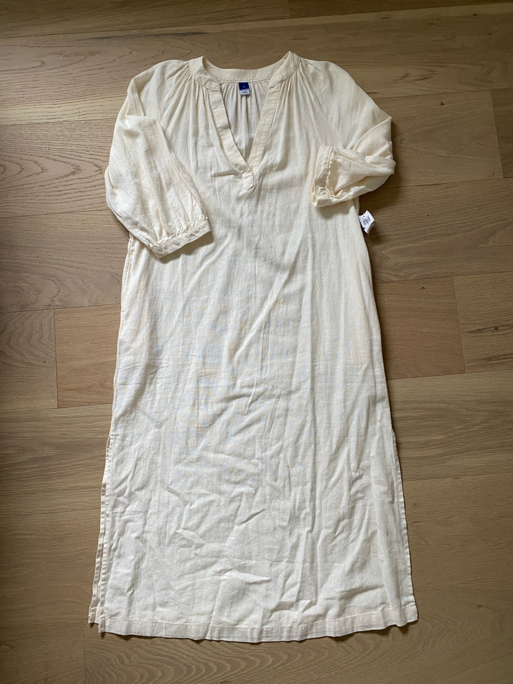 Linen cream Dress